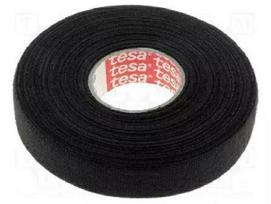 TESA IZOLIACINĖ JUOSTA JUODA AUDININĖ 19mm x 25m 5000V
