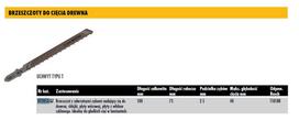 DEWALT PJŪKLELIS SIAURAPJŪKLIUI 100×2,5mm T101BR MEDIENA/PLOKŠTĖ /5vnt.