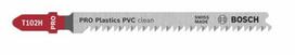 BOSCH PJŪKLELIS T PRO PLASTICS PVC CLEAN T102H 100 mm /2vnt.