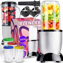 Blenderis RETOO E606-1, 250W su sulčiaspaude, 4 puodelių rinkinys, nerūdijančio plieno peiliai