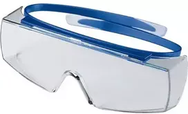 Ox On UVEX Arbeitsschutz Schutzbrille 9169 065 Super OTG (9169 065) - Scharnierlose Bügel mit hochflexiblen