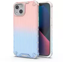 Hurtel Ombre Protect dėklas iPhone 14 Plus – rož./mėlynas