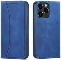 Hurtel Magnet Fancy dėklas iPhone 13 Pro Max – mėlynas