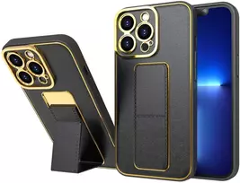 Hurtel Dėklas su stovu iPhone 13 Pro – juodas
