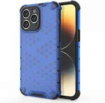 Hurtel Korėto rašto dėklas iPhone 14 Pro Max – mėlynas