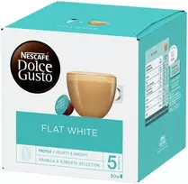 Nestl „Nescafé Dolce Gusto Flat Baltas“ kavos kapsulės, 30 vnt.