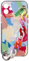 Hurtel Spalvotas dėklas su grandinėle iPhone 13 mini
