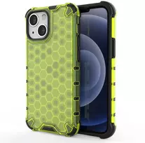 Hurtel Apsauginis „Honeycomb“ dėklas iPhone 13 mini – žalias