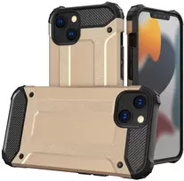Hurtel Hybrid Armor dėklas iPhone 13 mini – auksinis