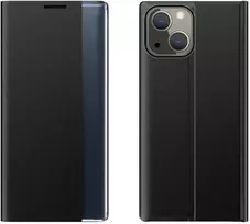 Hurtel Atverčiamas dėklas su langeliu iPhone 13 mini – juodas