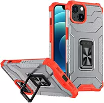Hurtel Apsauginis dėklas su žiedu iPhone 13 mini – raudonas