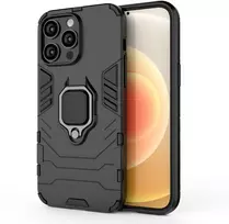 Hurtel Šarvuotas dėklas su žiedu iPhone 14 Pro – juodas