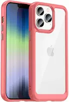 Hurtel Outer Space dėklas iPhone 14 Pro Max – raudonas