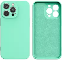 Hurtel Silikoninis dėklas iPhone 14 Plus – mėtinis žalias