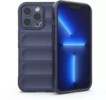Hurtel Magic Shield Case dėklas iPhone 13 Pro – tamsiai mėlynas