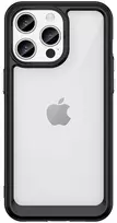 Hurtel Sustiprintas dėklas iPhone 15 Pro Max Outer Space – juodas
