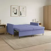 Ištraukiama sofa-lova Džinsinės mėlynos Audinys