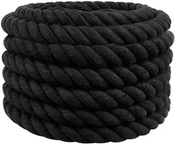 Virvė Juoda 3 x 3 x 2500 cm Medvilnė