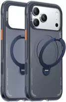 Dėklas Amazingthing Mėlyna TORRAS Ostand Spin Air - etui do iPhone 17 Pro Max kompatybilne su MagSafe (midnight mėlynas)