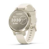 Garmin Lily 2 Active išmanusis laikrodis / Pilkšvos aukso-kreminė / Silikoninis dirželis