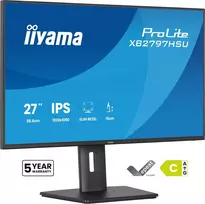 "68,6cm/27"" (1920x1080) iiyama ProLite XB2797HSU-B1 16:9 IPS 4ms 120Hz HDMI DisplayPort USB VESA Speaker Black"