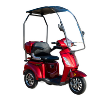 Elektrinis triratis RIDE-E MS03 ST (EEC) - Spalva - Raudona