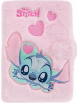 Dienoraštis DISNEY Stitch, pliušinė, A5, 80 l., rožinės sp.