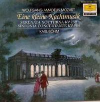 CD Wolfgang Amadeus Mozart & Karl Böhm - Eine Kleine Nachtmusik - Serenata Notturna KV 239 - Sinfonia Concertante KV 364