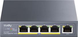 Cudy GS1005P network switch Gigabit Ethernet (10/100/1000) Power over Ethernet (PoE) Grey