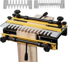 Kregždinės jungties (dovetail) frezavimo šablonas 310 mm su frezomis