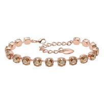 Apyrankė moterims DiamondSky „Classic III (Golden Shadow)“ su Swarovski kristalais