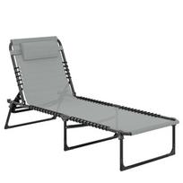 Gultas gultas 189x58x30 cm šviesiai pilka, metalas, sulankstomas