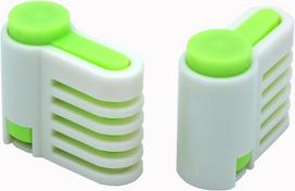 Indai, lėkštės pietų rinkinys, 2 Pack DIY Cake Slicer - Reguliuojamas 5 sluoksnių lygintuvas | Duonos ir skrebučio pjaustymo virtuvės fiksavimo įrankis, žalias