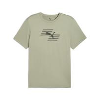 PUMA treniruočių marškinėliai vyrams PUMA M PUMA x HYROX POLY GRAPHIC TEE Lux Army - 52757582, žali, S