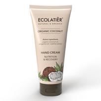 Rankų kremas Ecolatier Nutrition & Recovery Organic Coconut, 100 ml