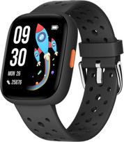 Išmanusis laikrodis Vaikiškas išmanusis laikrodis, 1.8", IP68, juodas