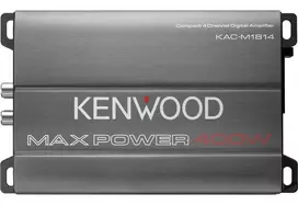 Kenwood, KAC-M1814, 4-kanalų automobilinis stiprintuvas 4x45W
