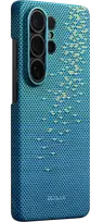 Dėklas Pitaka Edge Case, Skaisčiai mėlyna (Aaron Button) - Samsung Galaxy S26 Ultra