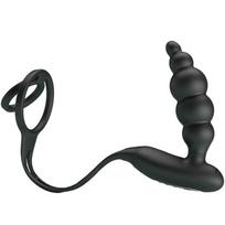 FOR HIM PRETTY LOVE - PENIS RINGS WITH VIBRATOR PLUG