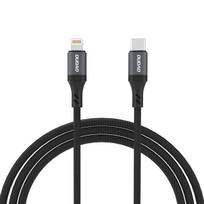 Dudao L3CL USB-C - Lightning 30W 2m pintas laidas - juodas