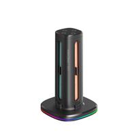 AmazingThing Thunder Pro PlayDock įkroviklis Nintendo Switch 2 valdikliams - juodas