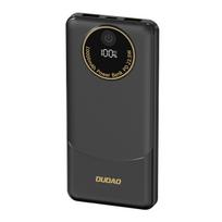Dudao išorinė baterija K12 10000mAh PD22.5W USB-A, USB-C - juoda