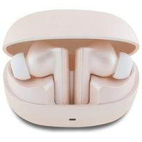 Guess Bluetooth ausinės GUTWST88MCTGP TWS + prijungimo stotis rožinė kapsulė, atspausdintas logotipas