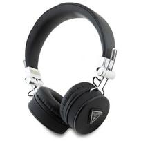 Guess Bluetooth ENC GUBH70PGTSPSK ant ausinės juodos/juodos grūdėtos klasikinės apvalios formos