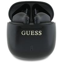 „Guess“ spausdintas klasikinis logotipas „Bluetooth“ belaidės ausinės – juodos