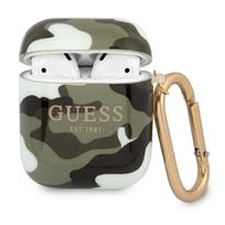 Guess AirPods 1/2 dėklas – žalias kamufliažas