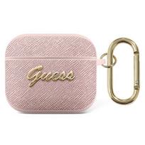 Guess Saffiano dėklas AirPods 3 – rožinis