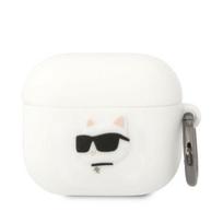 Karl Lagerfeld silikoninis dėklas AirPods 3 – baltas