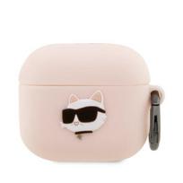 Karl Lagerfeld silikoninis dėklas AirPods 3 – rožinis