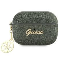 Guess AirPods Pro 2 dėklas – žalias/khaki, 4G Glitter